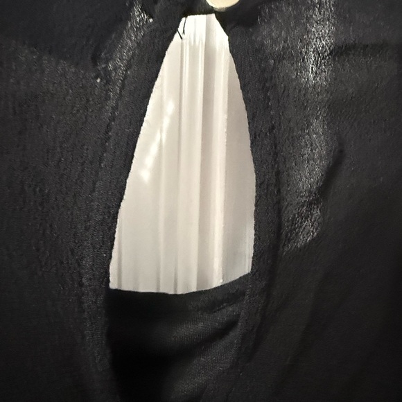 Blue Rain Elegant Black Short Sleeve dress/coverup - Picture 6 of 8